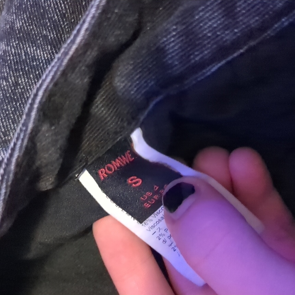 ROMWE Black Denim Jeans - Picture 2 of 3